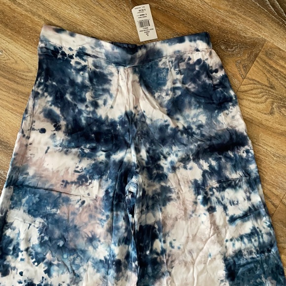 Young Fabulous & Broke Midnight Canyon Wash Wide Leg Pants NWT Tie Dye - Picture 2 of 10